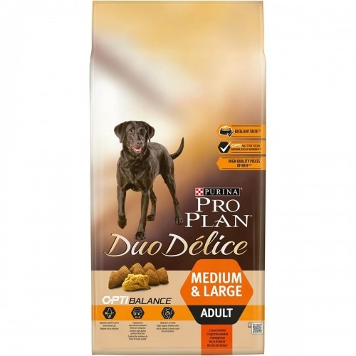 Fodder Purina Pro Plan DUO DÉLICE Adult Veal Beef Rice 10 kg image 1