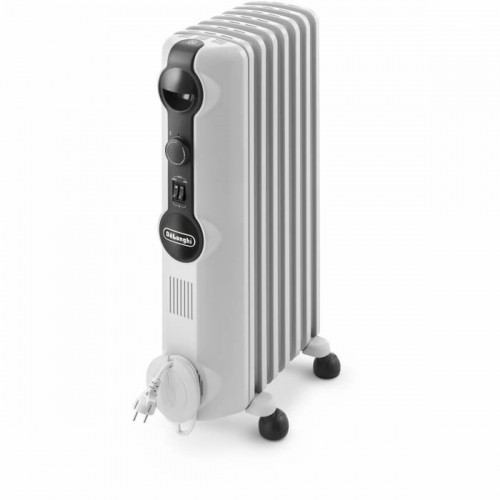 Масляный радиатор (7 секций) DeLonghi Radia Белый Серый 1500 W image 1