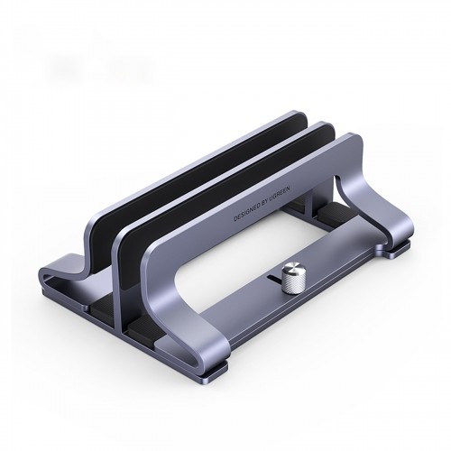 Ugreen aluminum vertical stand holder laptop tablet silver (LP258) image 1