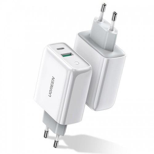 Ugreen tīkla lādētājs USB Typ C | USB 36 W Quick Charge 4.0 balts image 1