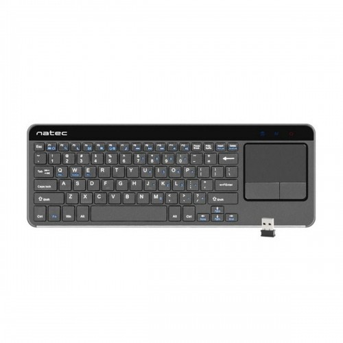 Keyboard Natec NKL-0968 Black Grey Black/Silver English EEUU QWERTY image 1