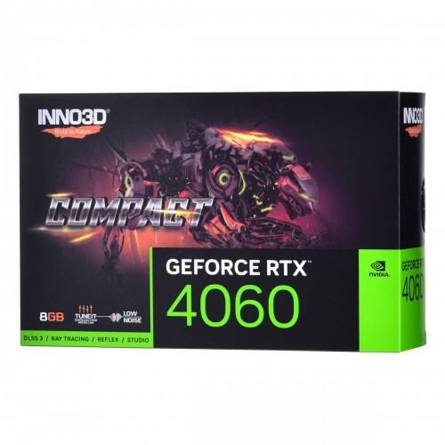 Графическая карта INNO3D GEFORCE RTX 4060 COMPACT image 1