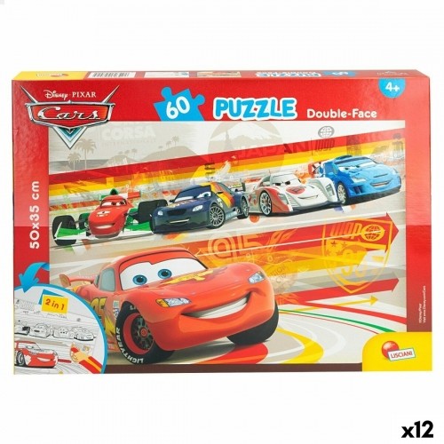 Детский паззл Cars Двухстороннее 60 Предметы 50 x 35 cm (12 штук) image 1