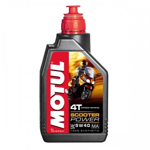 Scooter Power 4T 5W40 1L  eļļa (MOTUL) image 1