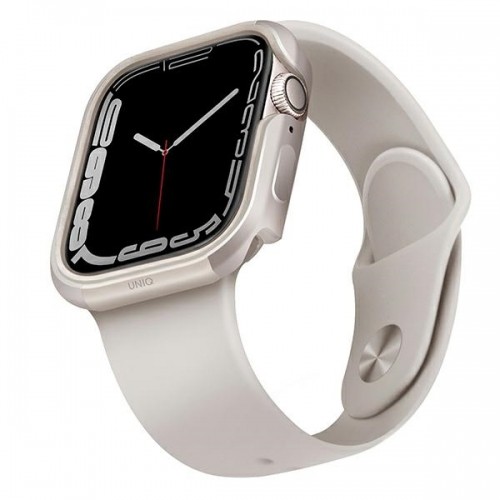 UNIQ etui Valencia Apple Watch Series 4|5|6|7|8|SE 45|44mm. starlight image 1
