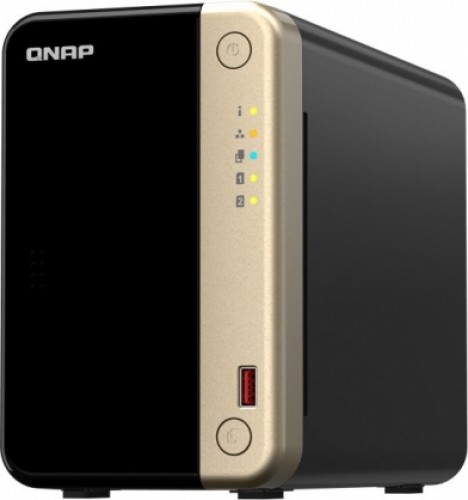 QNAP Systems TS-264-8G 12TB Seagate IronWolf NAS-Bundle NAS inkl. 2x 6TB Seagate IronWolf 3.5 Zoll SATA Festplatte image 1