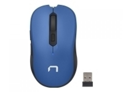 Natec Mouse, Robin, Wireless, 1600 DPI, Optical, Blue Natec Mouse Blue Wireless image 1