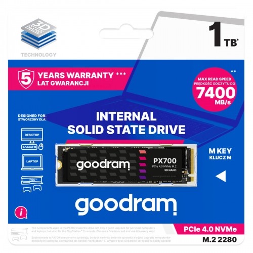 Cietais Disks GoodRam PX700  SSD 1 TB SSD image 1