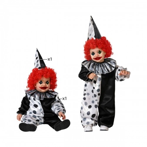 Costume for Adults Grey Male Clown Halloween image 1