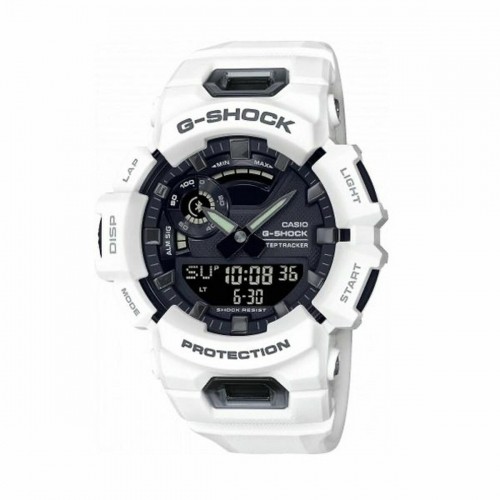 Vīriešu Pulkstenis Casio G-SHOCK Balts Melns image 1