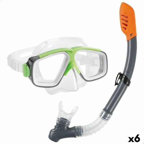 Очки для ныряния с трубкой Intex Surf Rider Детский (6 штук) image 1