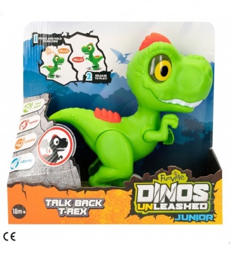 Color Baby Dinozaurs T-Rex Junior ar skaņu. gaismu un kustībām 27,5 cm 18 men. + CB49691 image 1