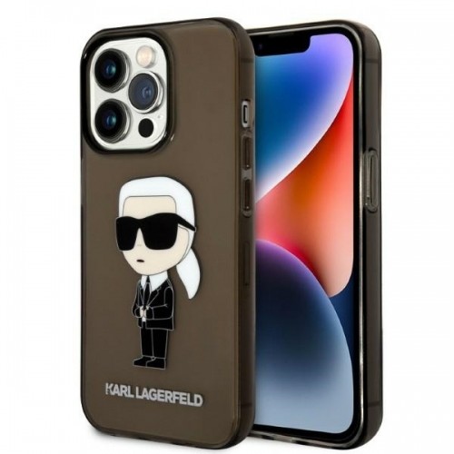 Karl Lagerfeld IML Ikonik NFT Case for iPhone 14 Pro Black image 1