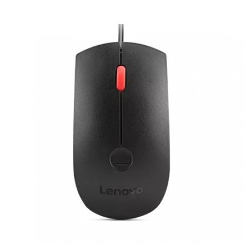 Lenovo Biometric Mouse Gen 2 Optical mouse Black Wired image 1