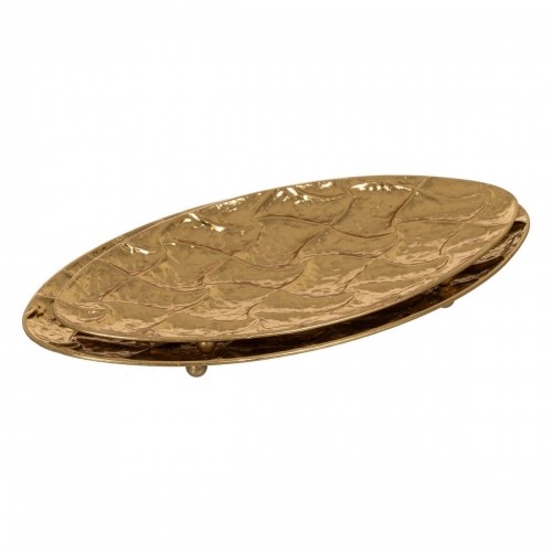 Snack tray Golden Iron 52 x 27 x 4 cm (2 Units) image 1