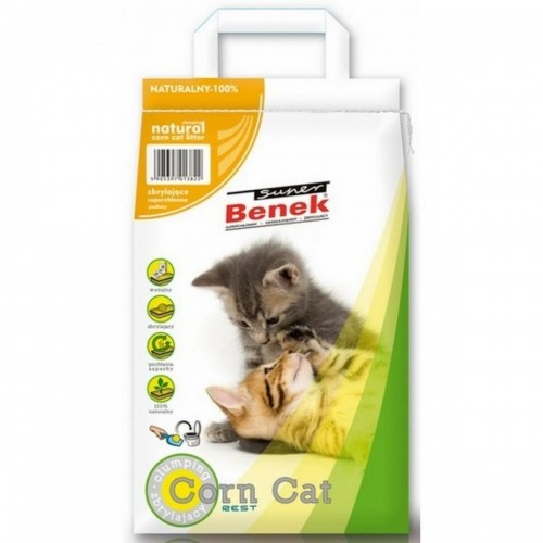 Песок для кошек Super Benek Certech Кукуруза 14 L image 1