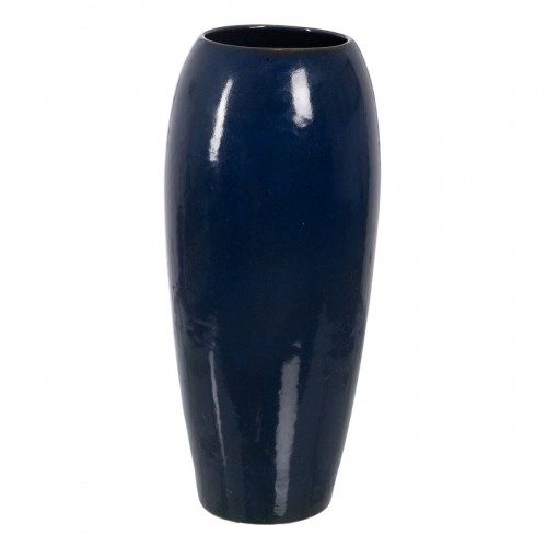 Vase Blue Ceramic 35 x 35 x 81 cm image 1