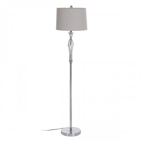 Bigbuy Home Grīdas lampa Sudrabains 38 x 38 x 156 cm image 1