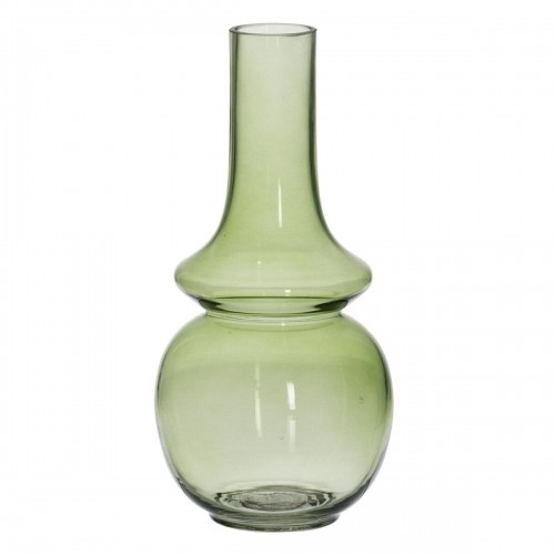 Vase Green Crystal 12,5 x 12,5 x 26 cm image 1
