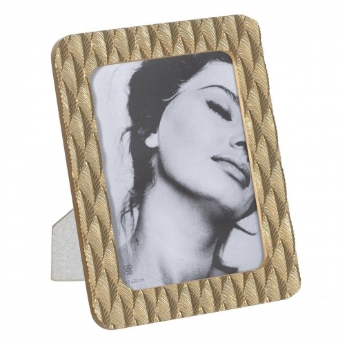 Photo frame Golden Polyresin Sheets 20,5 x 1,5 x 26 cm image 1