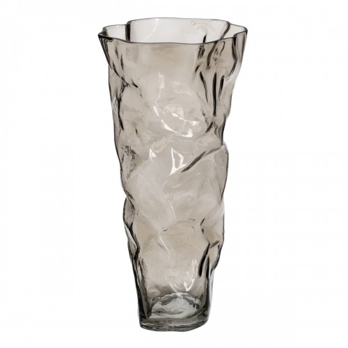 Vase Grey Crystal 19 x 17 x 38,5 cm image 1