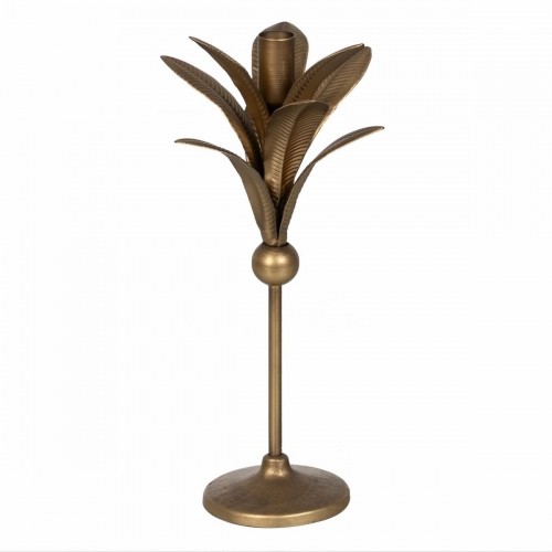 Candleholder Golden Iron 15 x 15 x 31 cm image 1