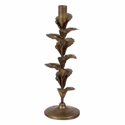 Candleholder Golden Iron 9,5 x 9,5 x 30 cm image 1