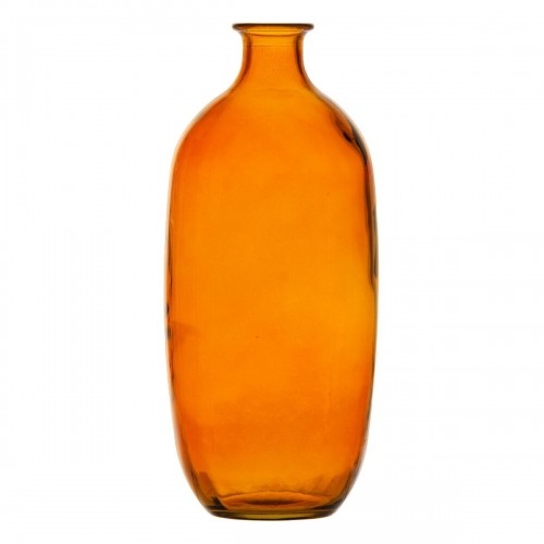 Vase Amber recycled glass 13 x 13 x 31 cm image 1