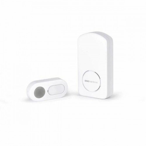 Wireless Doorbell with Push Button Bell SCS SENTINEL OneBell 100 100 m image 1