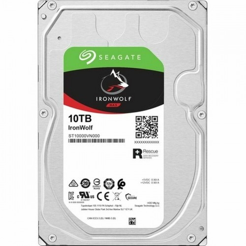 Cietais Disks Seagate IronWolf ST10000VN000 3,5" 10 TB image 1