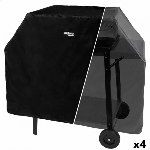 Protective Cover for Barbecue Aktive Black 4 Units 142 x 120 x 60 cm image 1