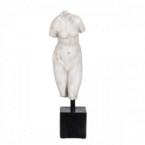 Bigbuy Home skulptūra Krūtis Balts Melns 14 x 11 x 43 cm image 1