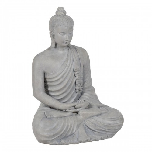 Sculpture Grey Resin 46,3 x 34,5 x 61,5 cm Buddha image 1