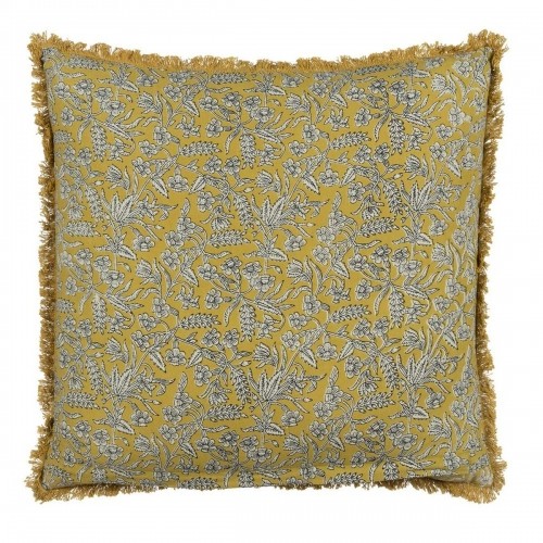 Cushion Cotton Beige Mustard 50 x 50 cm image 1