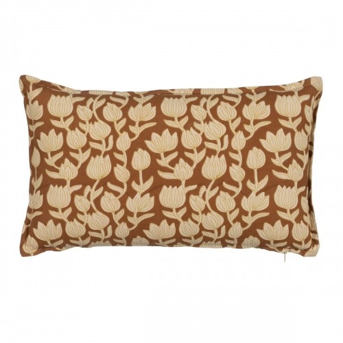 Cushion Cotton Brown Beige 50 x 30 cm image 1