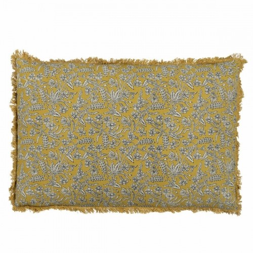 Cushion Cotton Beige Mustard 60 x 40 cm image 1