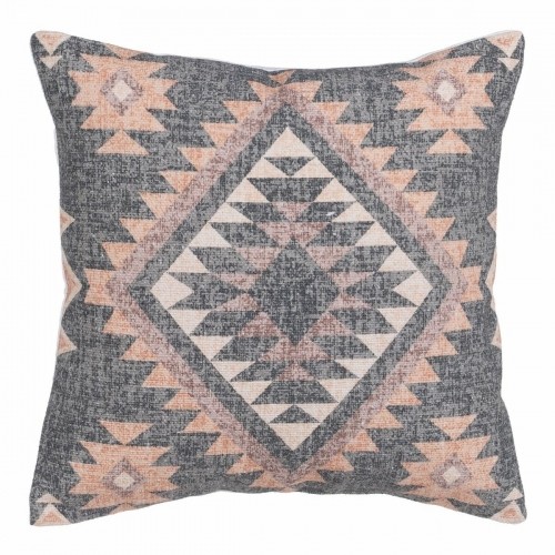 Cushion Cotton Grey Pink 45 x 45 cm image 1