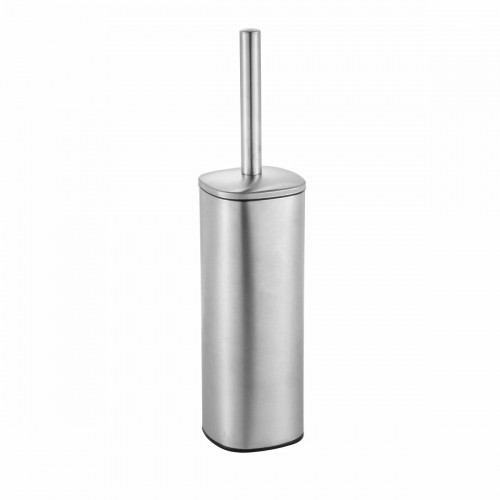 Toilet Brush DKD Home Decor 9,5 x 9,5 x 39 cm Silver Stainless steel polypropylene image 1
