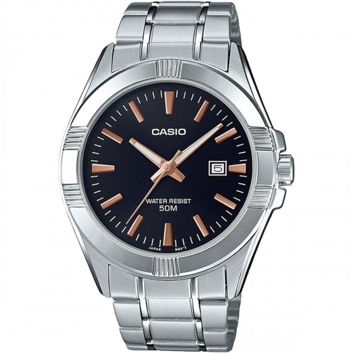 Vīriešu Pulkstenis Casio COLLECTION Melns Sudrabains (Ø 43,5 mm) image 1