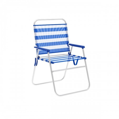 Saliekamais Krēsls Marbueno Strīpas Zils Balts 52 x 80 x 56 cm image 1