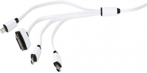 Omega кабел USB - microUSB/miniUSB/Lightning/Apple 30-pin 4in1 (OUCK4WB) image 1