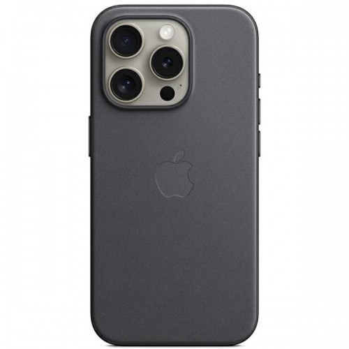 Etui Apple MT4H3ZM|A iPhone 15 Pro 6.1" MagSafe czarny|black FineWoven Case image 1