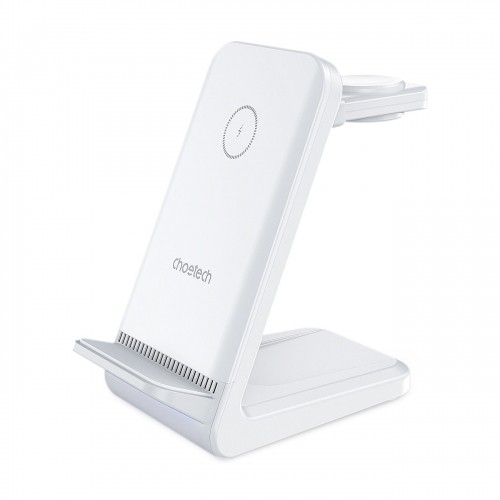 Choetech T608 15W 4in1 induction charging station - white image 1