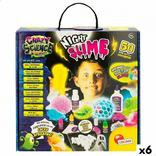 Научная игра Lisciani Night Slime ES (6 штук) image 1