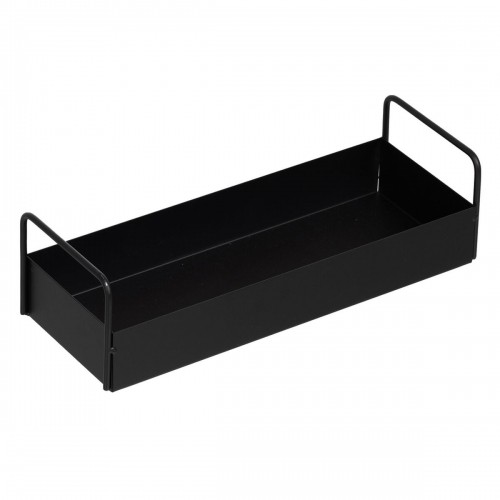 Tray Black Iron 33 x 12 x 9 cm image 1