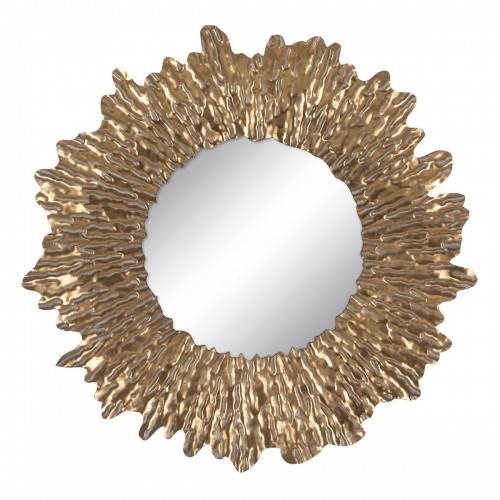 Wall mirror Golden Crystal Iron 75 x 5 x 75 cm image 1