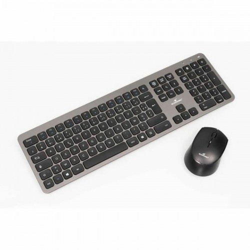 Клавиатура и беспроводная мышь Bluestork Easy Slim Серый image 1