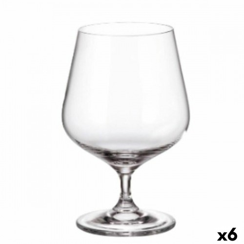 Set of cups Bohemia Crystal Sira Cognac 590 ml 6 Units 4 Units image 1