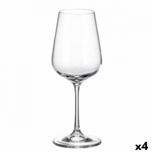 Set of cups Bohemia Crystal Sira 360 ml White 6 Pieces 6 x 8 x 22 cm (6 Units) (4 Units) image 1