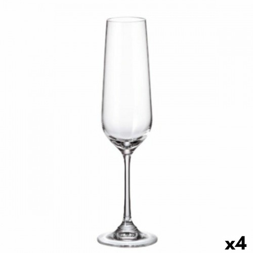 Набор рюмок Bohemia Crystal Sira champagne 200 ml 6 штук 4 штук image 1